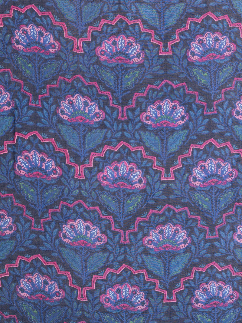 chesca Mosaic Floral scarf in viscose (British brand)