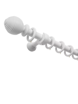 John Lewis John Lewis Beehive Wooden Curtain Pole Kit, Dia. 35mm- Buy online at McGrocer