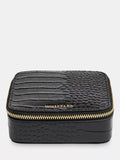 Whistles leather jewellery box black compact, UK version