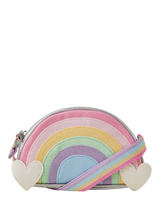 John Lewis Angels by Accessorize Kids' Rainbow Cross Body Bag Silver- Buy online at McGrocer