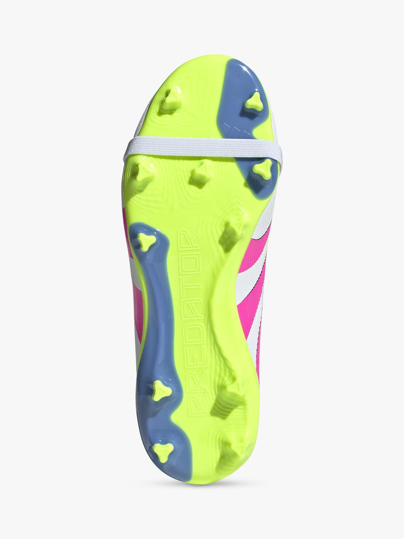 adidas Kids' Predator League football boots White/Pink, UK version