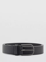 John Lewis Mango Bolonia Leather Belt, Black- Buy online at McGrocer