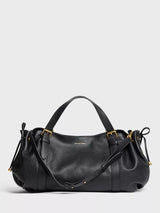 John Lewis Gerard Darel 24H Leather Shoulder Bag Black- Buy online at McGrocer