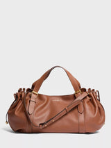 John Lewis Gerard Darel Le 24H Leather Shoulder Bag, Tan- Buy online at McGrocer