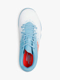 Skechers kids turf football boots white turquoise - British product