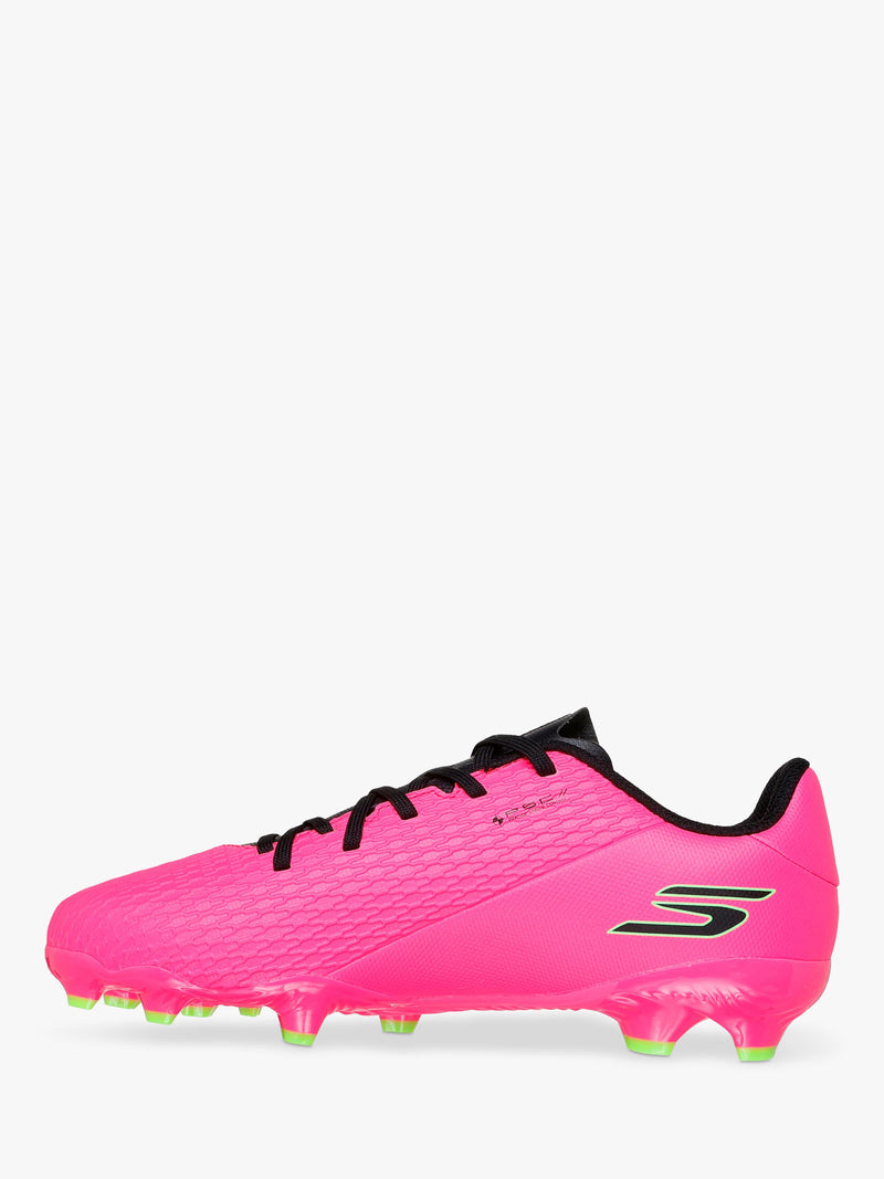 Skechers SKX_2 youth football boots pink and black, UK version