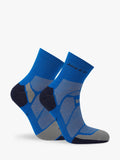 Hilly ankle running socks Cobalt/Iron, UK version