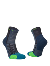 John Lewis Hilly Active Ankle Running Socks Denim/Teal- Buy online at McGrocer