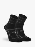 Hilly Twin Skin anklet running socks black - imported from the UK