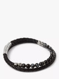 Simon Carter Hayle bracelet with onyx and obsidian beads (British brand)