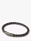 Simon Carter Newquay Men's Braided Leather Bracelet