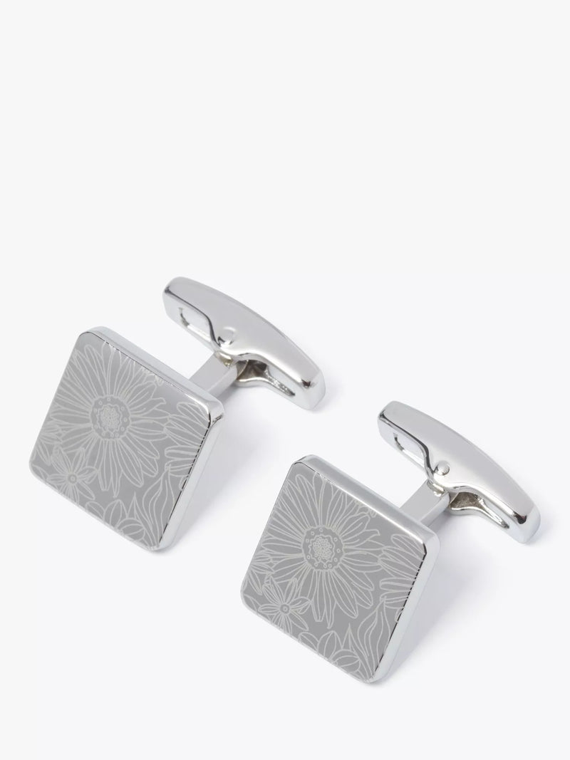 Simon Carter Daisy Cufflinks silver - British product