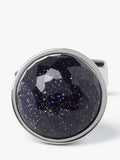 Simon Carter Rondo cufflinks with blue goldstone (British brand)