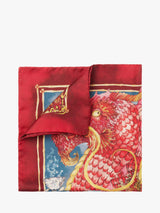 John Lewis Simon Carter Dragon Pocket Square, Multi- Buy online at McGrocer