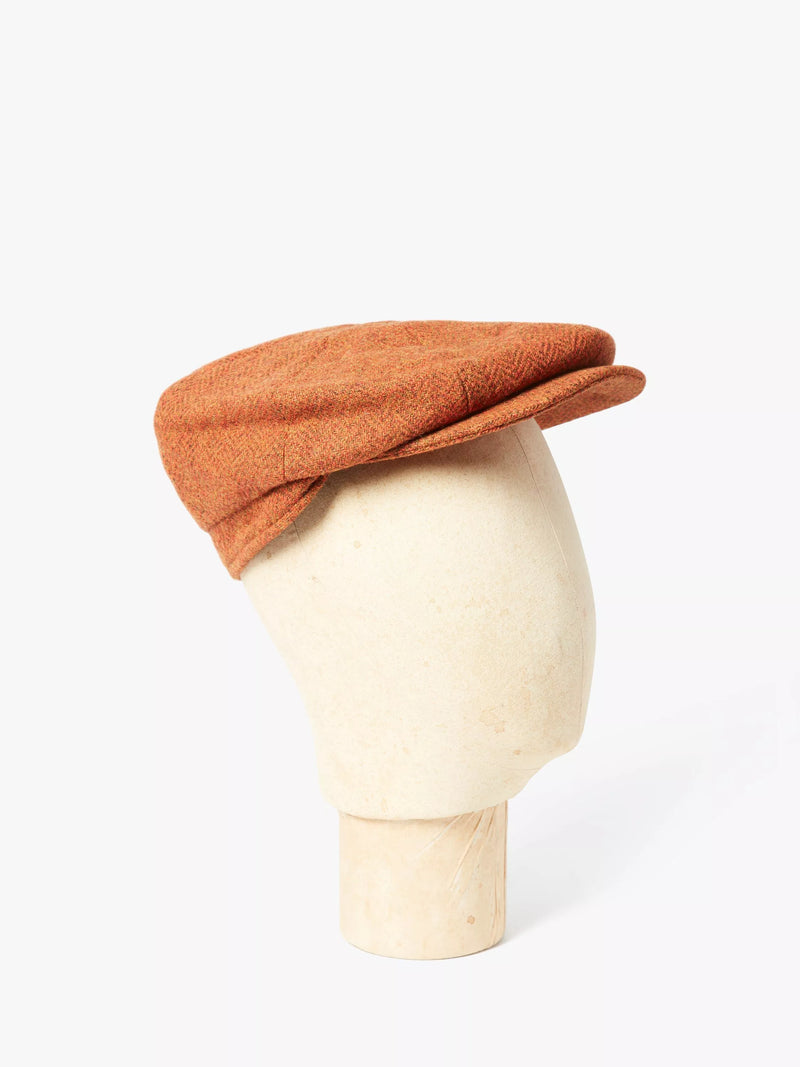 Simon Carter herringbone baker boy cap, imported from the UK
