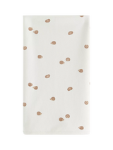 John Lewis Lindex Baby Cotton Hedgehog Print Shawl, Light Dusty Green- Buy online at McGrocer