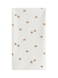 Lindex baby cotton hedgehog print shawl light dusty green, imported from the UK