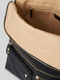 Whistles leather backpack black - British product