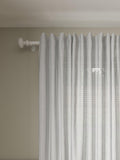 John Lewis Ladder Stitch Hidden Tab Voile Panel, UK version