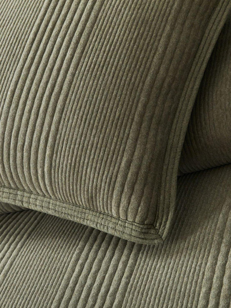 West Elm organic cotton pillowcase, jersey textured, standard size (British brand)