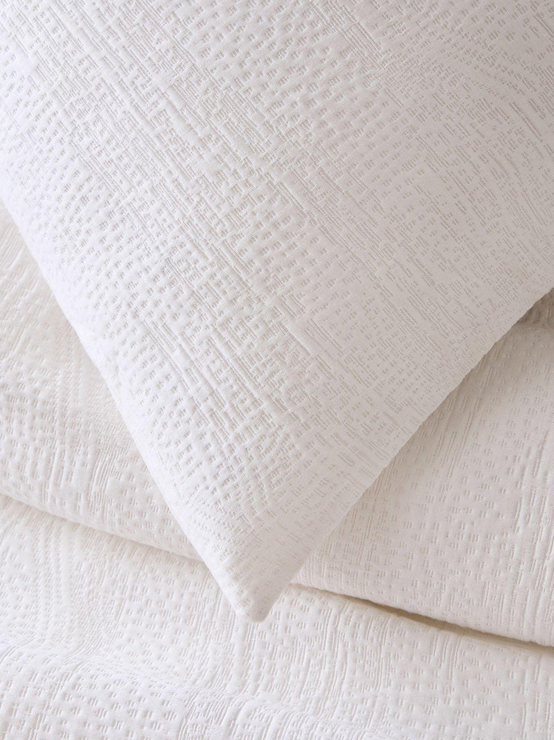 West Elm matelasse pillowcase with TENCEL standard - British product