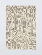John Lewis John Lewis Zarrin Abstract Hand Knotted Pure Wool Rug Natural/Multi 180 x 120 cm- Buy online at McGrocer