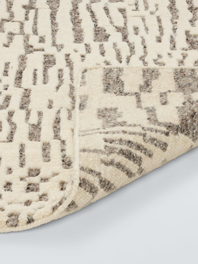 John Lewis abstract hand knotted pure wool rug 180x120cm, imported from the UK