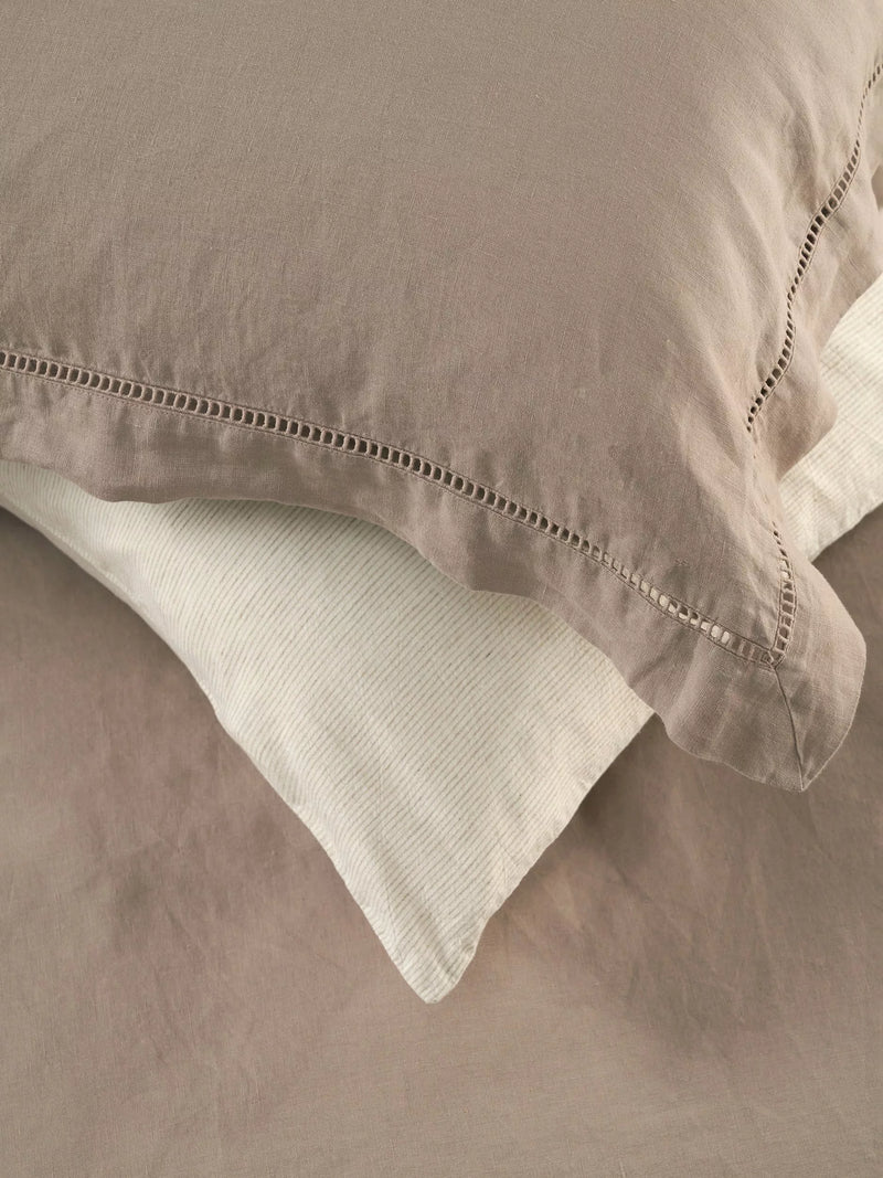 Truly linen ladder detail duvet cover double, UK version