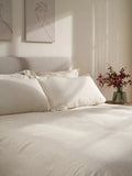 Truly linen-cotton stripe bedding king size, UK version
