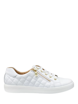 John Lewis Hotter Wonder Leather Quilted Zip Detail Casual Trainers- Buy online at McGrocer
