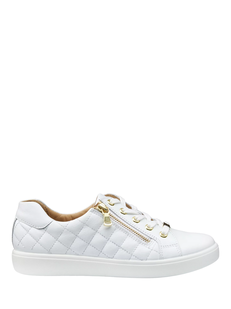 Hotter Wonder leather quilted trainers, UK version