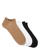 John Lewis BOSS Logo Trainer Socks, Multi, Pack of 5- Buy online at McGrocer