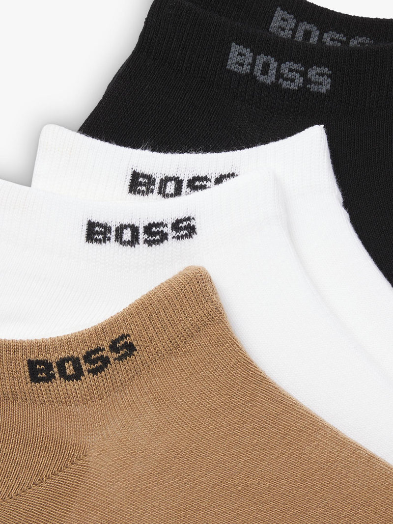 BOSS logo trainer socks pack of 5 multi, UK version