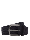 BOSS woven belt navy with suede trims - British product