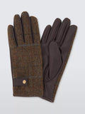 John Lewis Moon Wool Check Gloves in Multi - British product