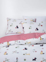 John Lewis John Lewis Christmas Dogs Duvet Cover Set Super King Size- Buy online at McGrocer
