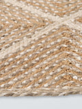 John Lewis jute rug diamond design natural 180x120cm, UK version