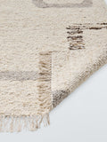John Lewis geometric wool rug natural multi 180x120cm - British product