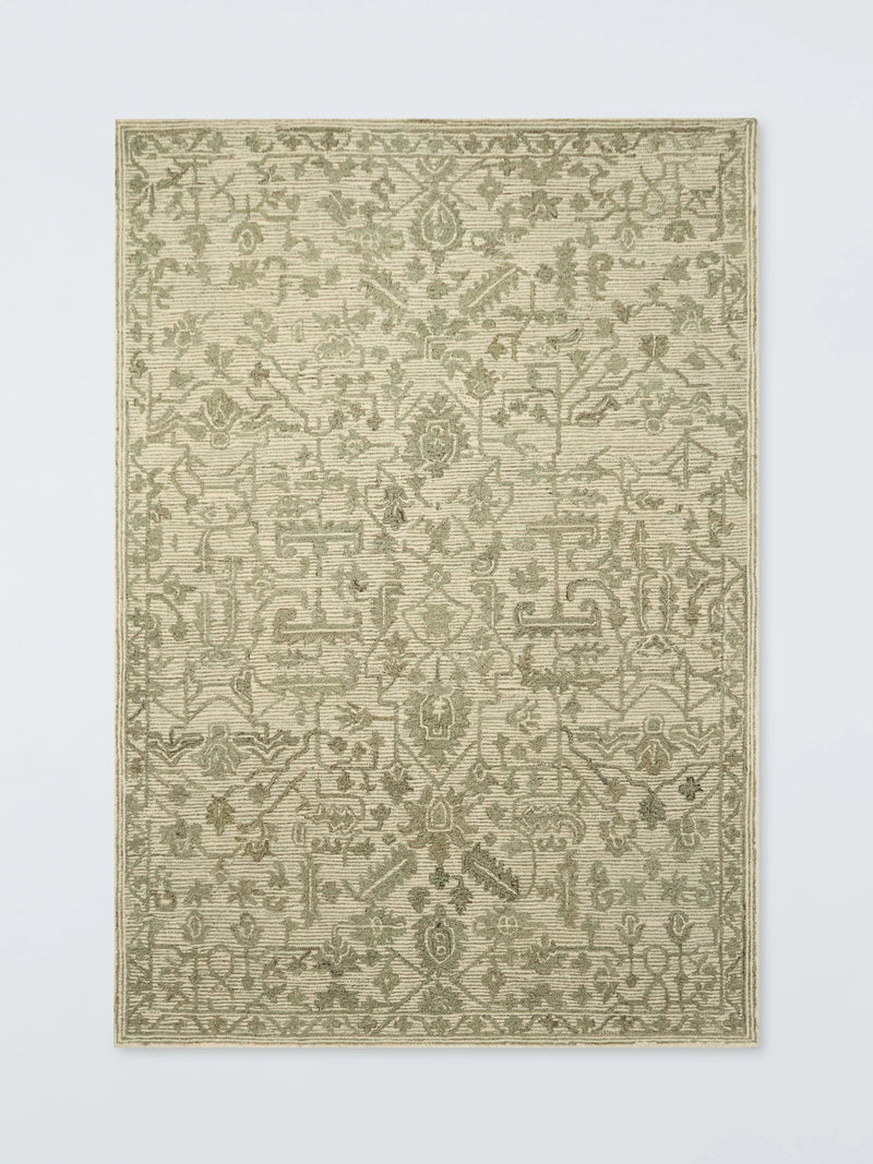 John Lewis Genevieve hand-tufted wool rug 180x120cm (British brand)