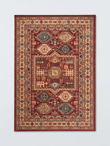 John Lewis John Lewis Royal Heritage Aztec Pure Wool Rug, Red- Buy online at McGrocer