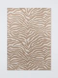 John Lewis zebra print pure wool rug natural 180x120cm (British brand)