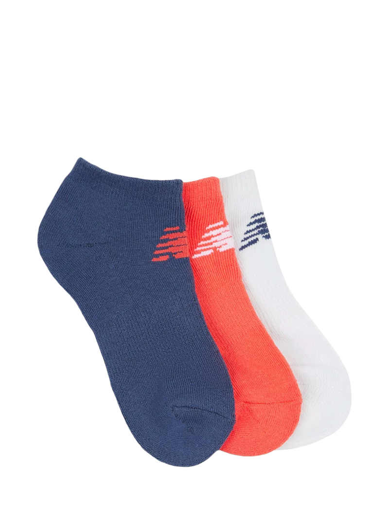 New Balance kids trainer socks pack of 3, UK version