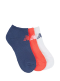 New Balance kids trainer socks pack of 3, UK version