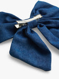 Stych gem bow hair clip navy, UK version