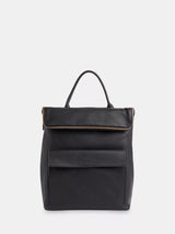 John Lewis Whistles Verity Zip Top Leather Backpack, Black- Buy online at McGrocer