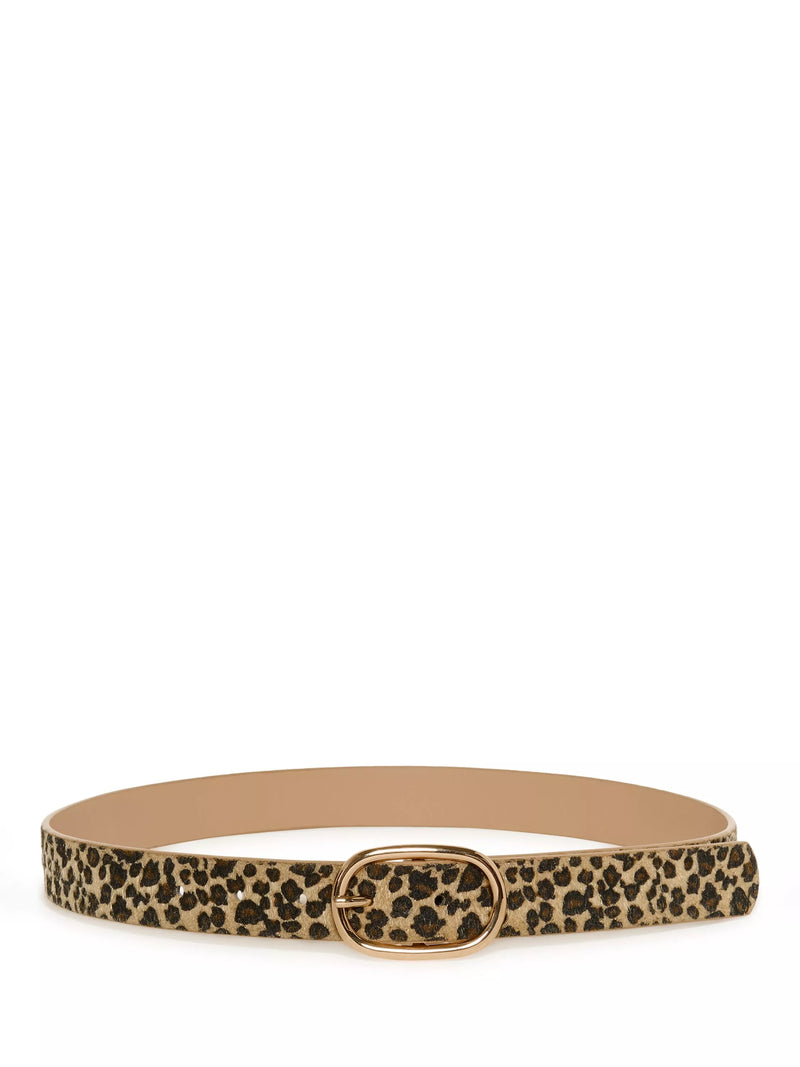 KAFFE leopard oval buckle belt, imported from the UK
