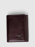 Rodd & Gunn leather wallet in chocolate, imported from the UK