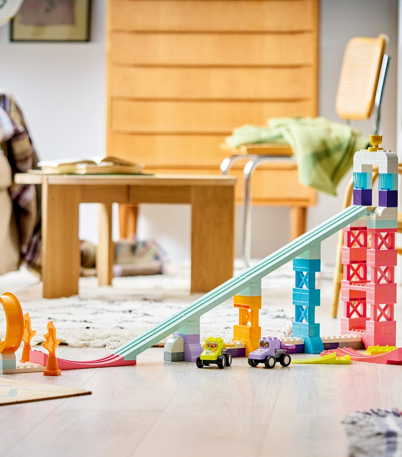 LEGO DUPLO 3 in 1 ramp set with vehicles 111 pieces, imported from the UK