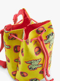 Small Stuff kids duffle bag yellow crocodile print imported from the UK