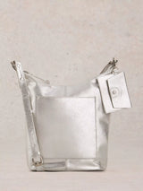 John Lewis White Stuff Fern Silver Crossbody Bag- Buy online at McGrocer